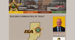 Desktop Screenshot of indianasheriffs.org